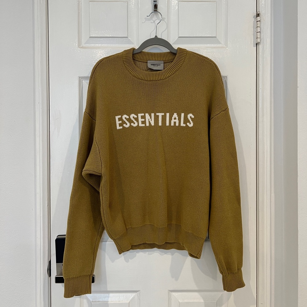 Fear of God Essentials Amber Knit Pullover